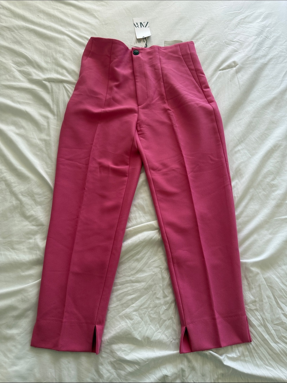 Zara Men Hot Pink Tailored Trousers